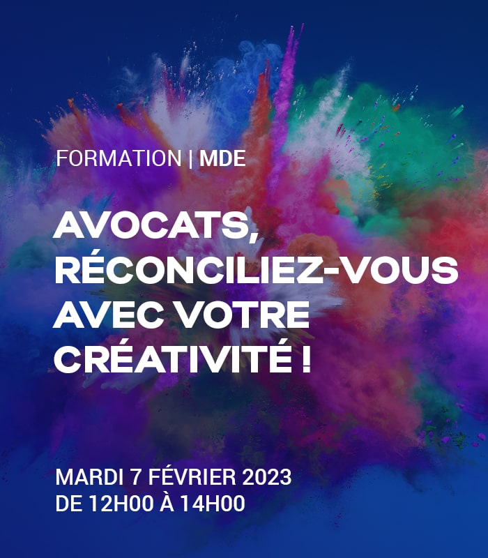 Avocats, réconciliez-vous avec votre créativité !