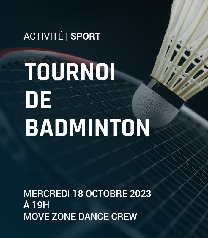 Tournoi de badminton