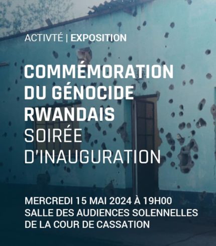 Soirée d'inauguration de la commémoration du génocide Rwandais