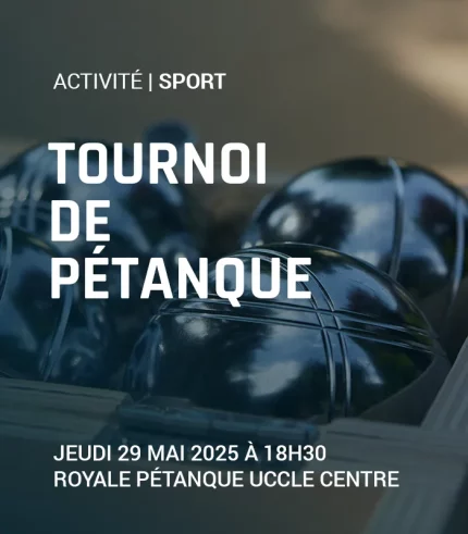 Tournoi de pétanque
