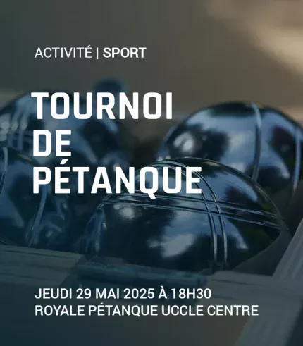 Tournoi de pétanque