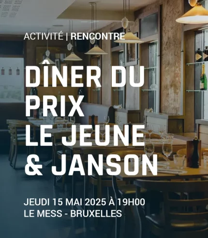 Dîner du prix Le Jeune & Janson
