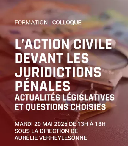 L’ACTION CIVILE DEVANT LES JURIDICTIONS PÉNALES